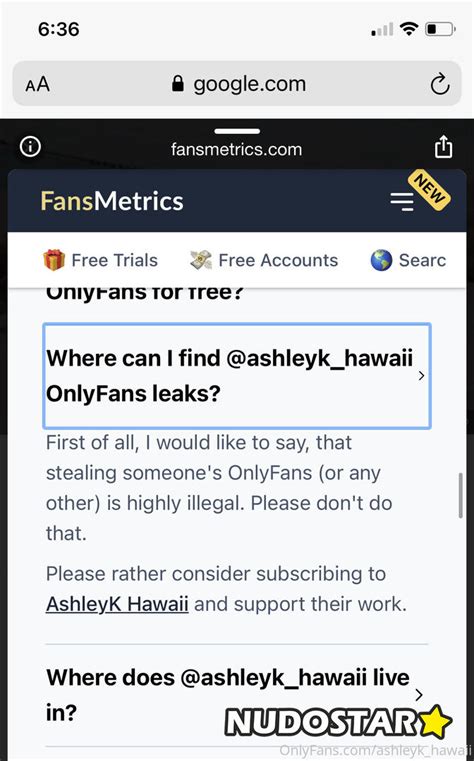 hawaii onlyfans leaks|AshleyK Hawaii Onlyfans Leaks